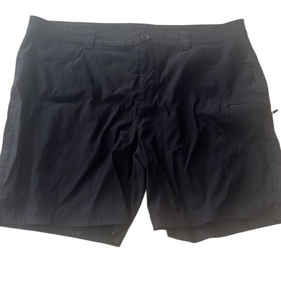 Eddie Bauer Black Pockets Nylon Spandex Casual Shorts Size 16 - Picture 6 of 11